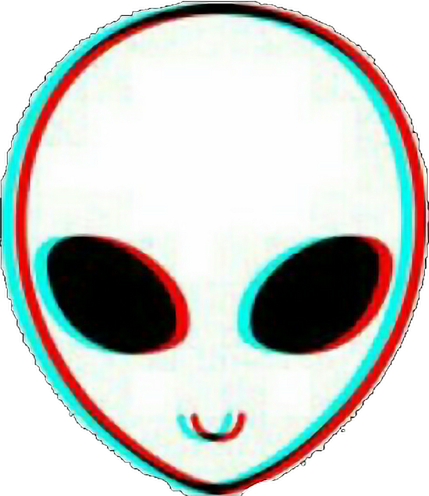 Alien Trippy Psychedelic Space Picture Free Download - Alien Png (616x712), Png Download
