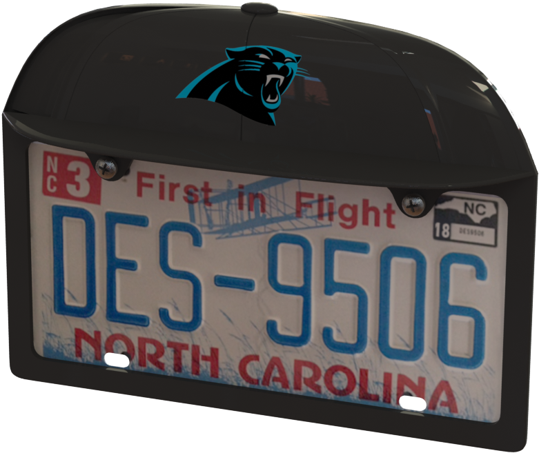 Carolina Panthers Baseball Cap Frame - North Carolina License Plate (791x689), Png Download