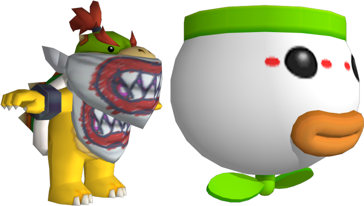 Download Zip Archive - Mario Bros Bowser Jr (750x650), Png Download