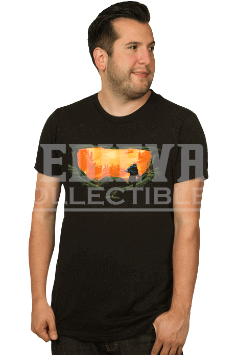 Halo Master Chief Silhouette Mens T Shirt - Master Chief (694x694), Png Download