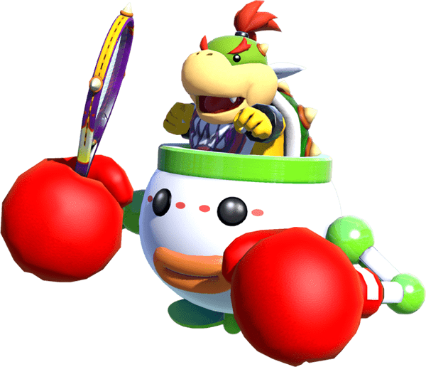 Simple Rules - Mario Tennis Aces Bowser Jr (600x516), Png Download