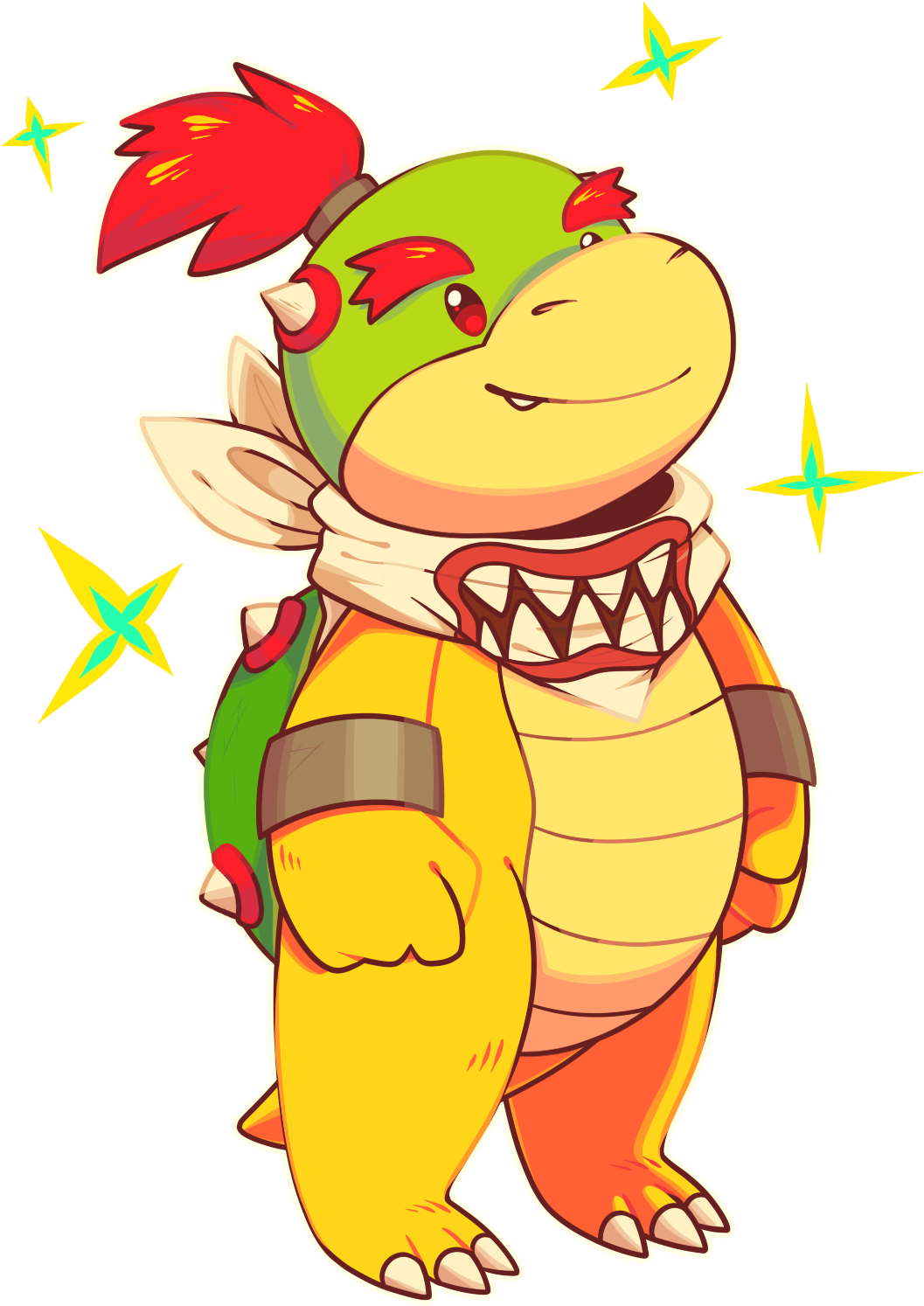 Bowser Jr - - - Rapirisu Tumblr - Bowser Jr (1093x1538), Png Download