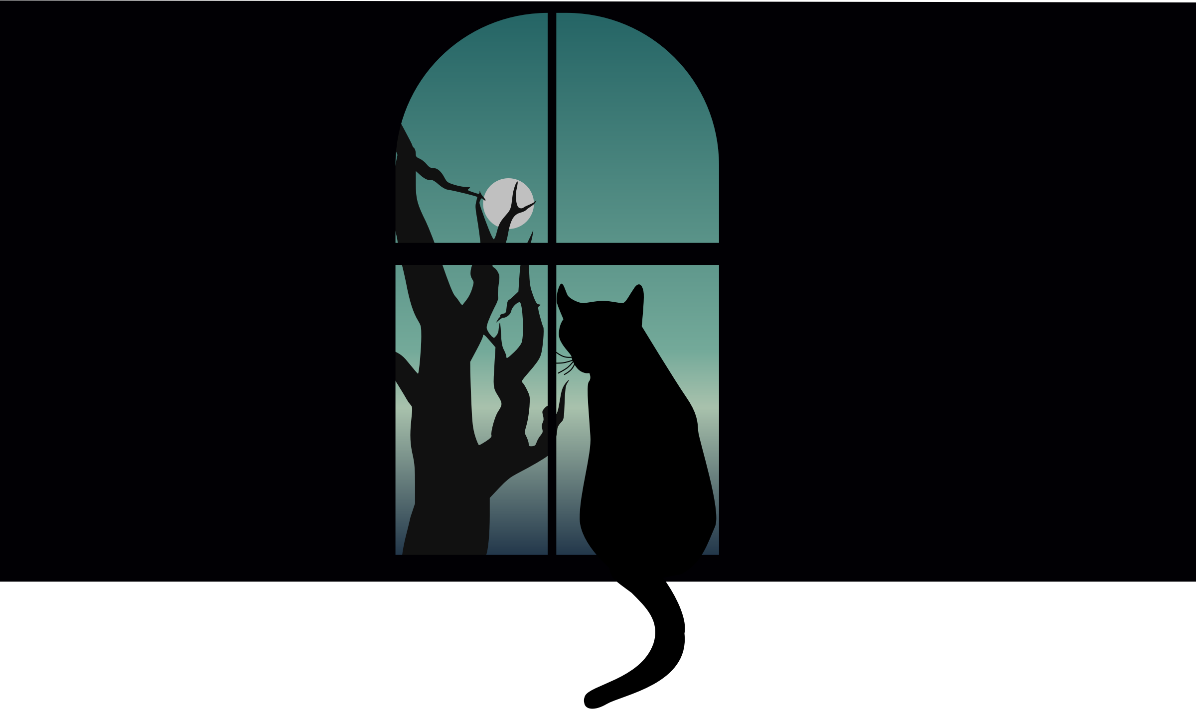 Big Image - Cat (2400x1424), Png Download