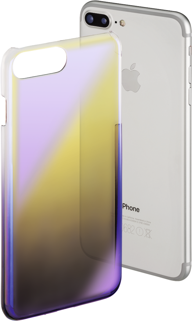 Apple Iphone 6 Plus/6s Plus/7 Plus/8 Plus, Yellow/purple - Hama Mirror - Für Apple Iphone 6 Plus/6s Plus/7 Plus (1100x1100), Png Download