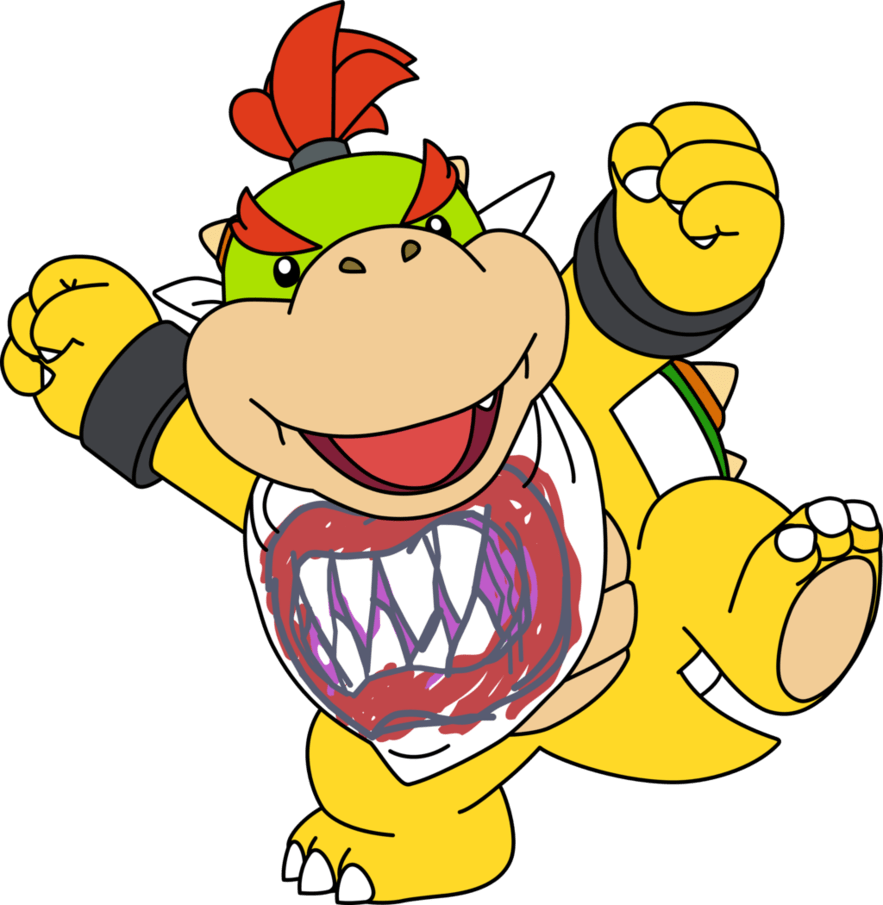 Bowser Jr Clipart 6 By Patrick - Do Junior Bowser (883x905), Png Download
