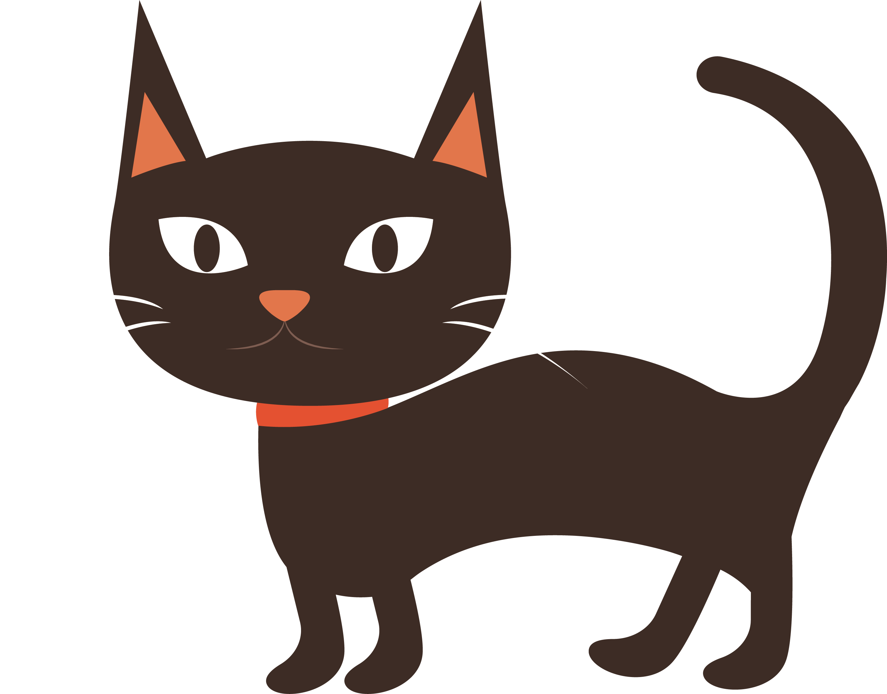 Burmese Kitten Whiskers Lovely Cartoon Transprent Png - Kittens Cartoon Png (2926x2291), Png Download