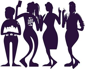 It Was Made To Celebrate My Brand New Fb Page And It's - Silhouette (600x371), Png Download