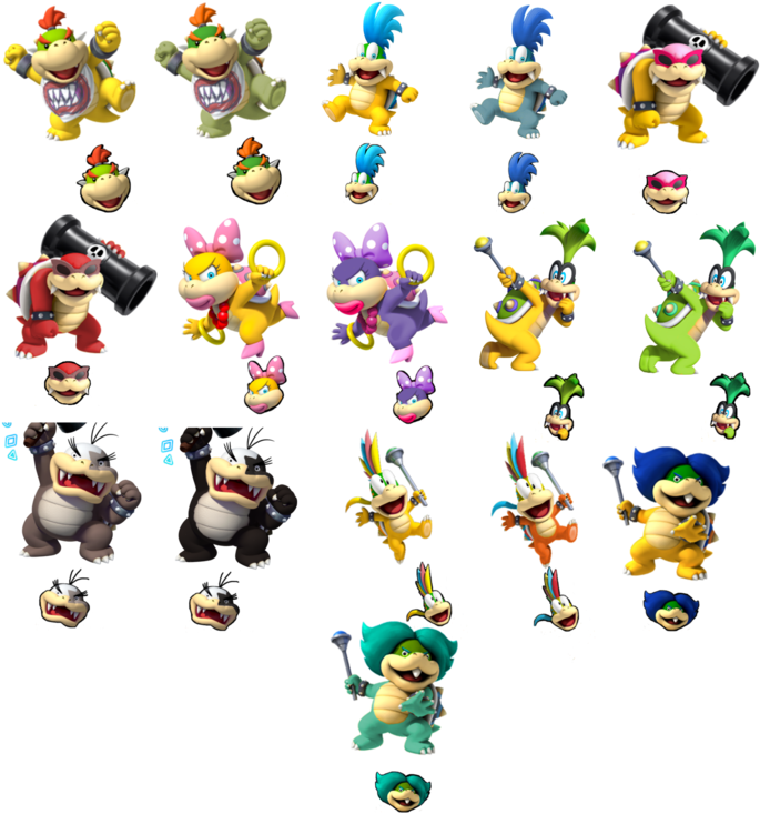Bowser Jr Fantendo Nintendo Fanon Wiki - New Super Mario Bros Wii (700x782), Png Download