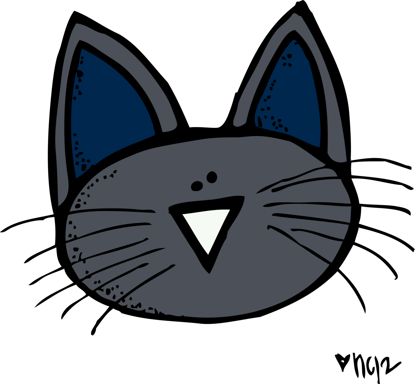 Strawberry Transparent Pete The Cat - Etsy Pete The Cat Clipart (1600x1481), Png Download