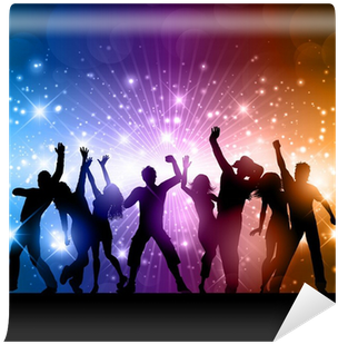 70s Vector People Party - Heat Sensitive Morphing Mug | Color Changing Coffee (400x400), Png Download