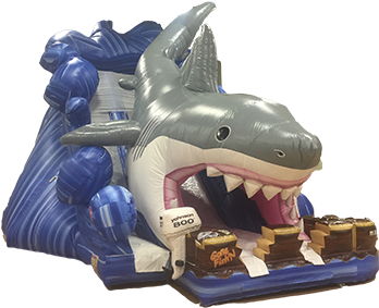 Shark Attack Slide Rental - Shark (400x300), Png Download