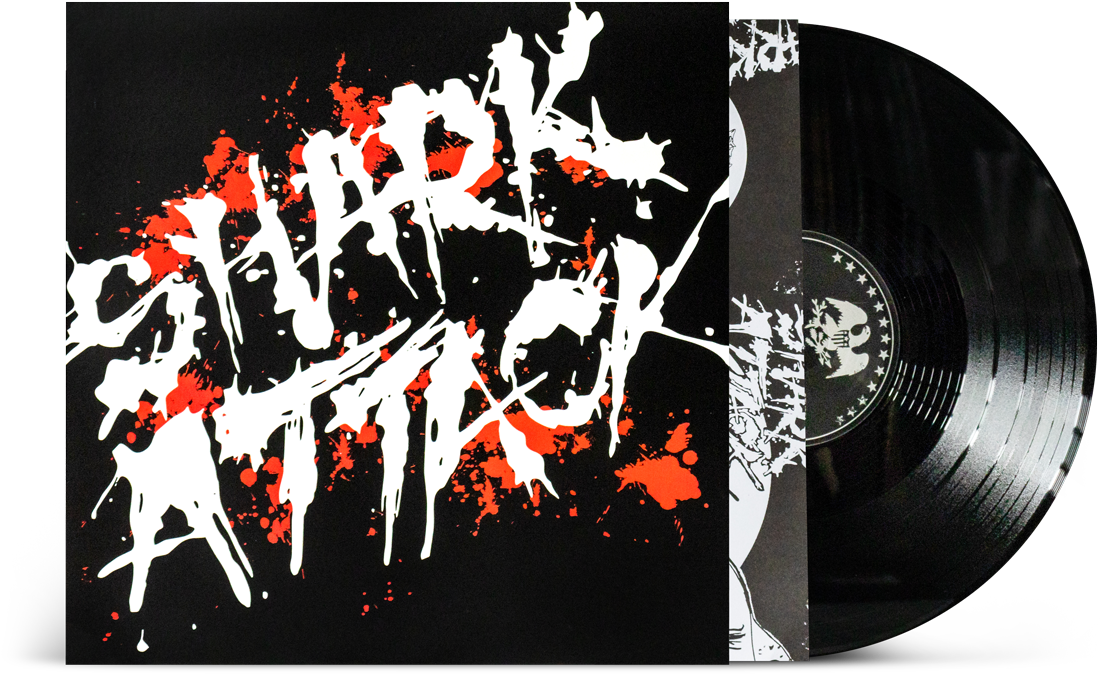 Shark Attack "discography" - Attack Blood In The Water (1200x1200), Png Download