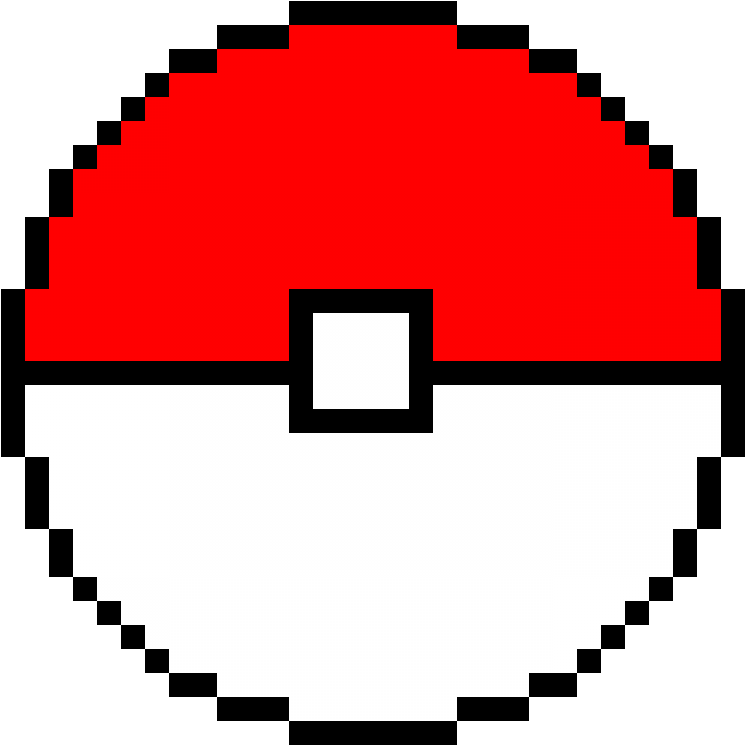 Pokeball - Fish Bowl Pixel Art (1200x1200), Png Download
