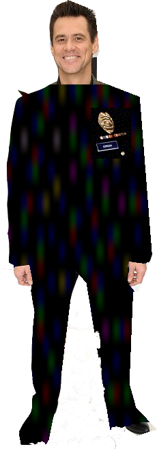 Jim Carrey As Gordon - Wiki (230x654), Png Download