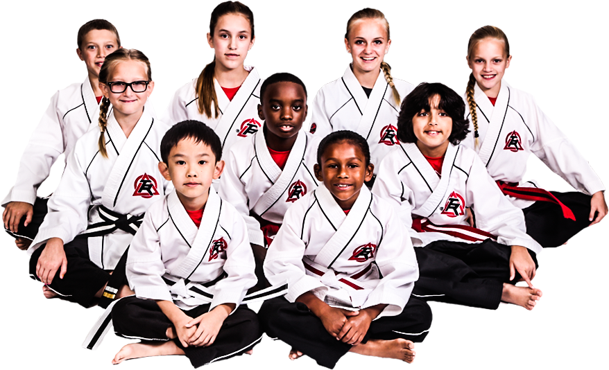 Tiger Rock Martial Arts Kids Sitting - Karate (878x534), Png Download