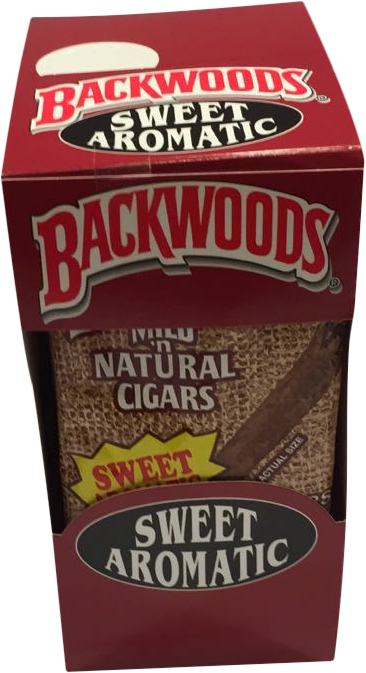 Backwood Aromatic 5 C - Backwoods Cigars, Sweet Aromatic - 8 - 5 Packs [40 (366x673), Png Download