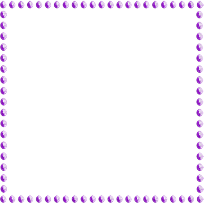 Deco Pearl Frame~purple©esme4eva - Frame Perll Png (400x400), Png Download