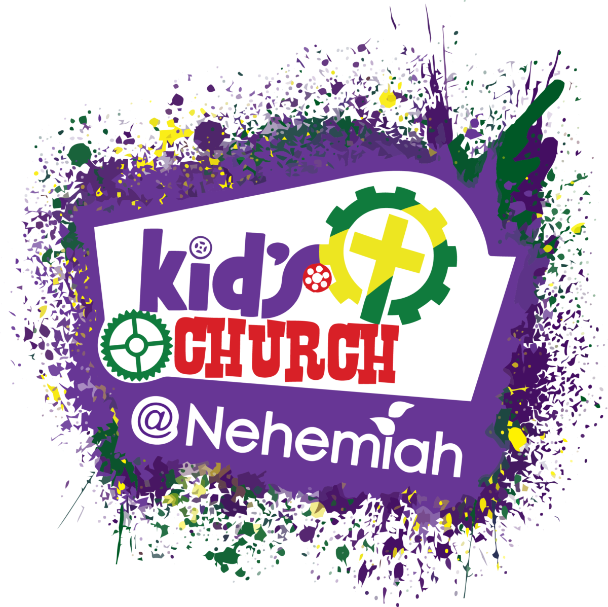 I Went In More Of A Paint Splatter Direction To Keep - Bible (1200x1197), Png Download