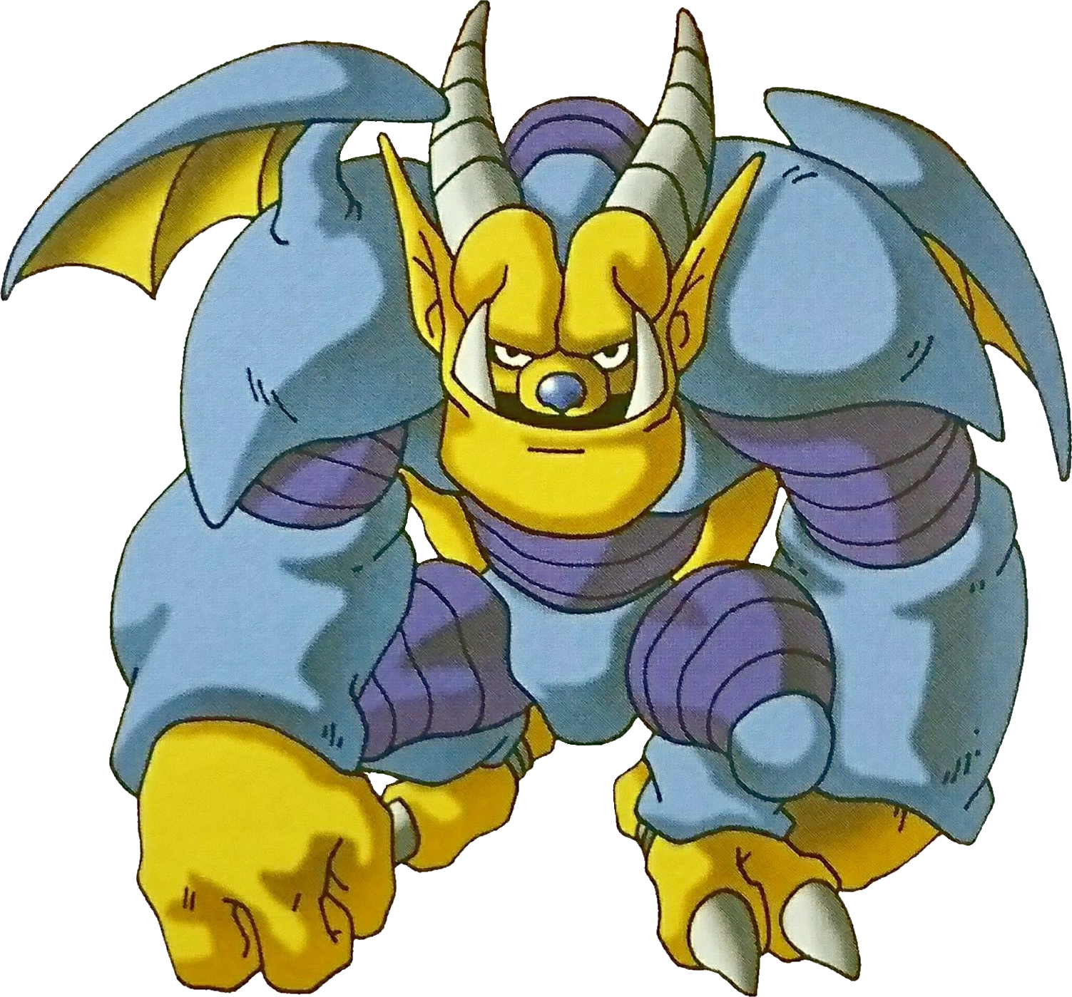 Satanism Clipart Japanese - Dragon Quest Satan (1503x1399), Png Download