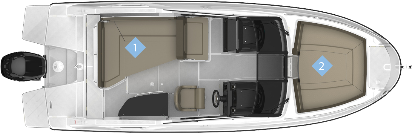 Activ 755 Bowrider - Abc Powermarine (1520x855), Png Download
