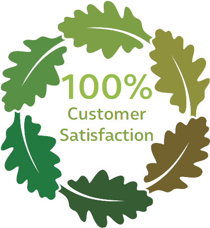 Customer Satisfaction - Oak Leaf Logo (584x569), Png Download