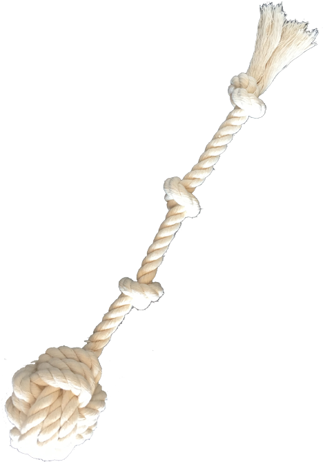 3 Knot Wrecking Ball Rope Toy - Necklace (1000x1000), Png Download