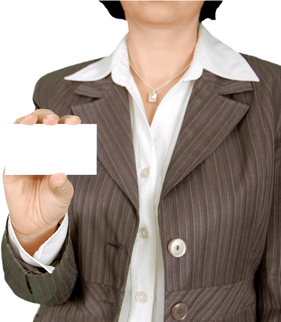 Business Card 427511 - Working Women In The U. S.: Statistical Data (640x425), Png Download