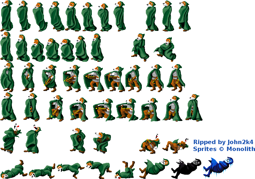 Thief Video Game Sprites, Pc Computer, Claws, Computers - Age Of Empires Wolf Sprite Sheet (915x619), Png Download