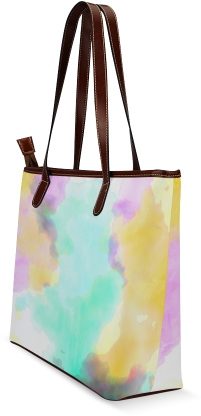 Watercolor Abstraction 06 Shoulder Tote Bag - Tote Bag (500x500), Png Download