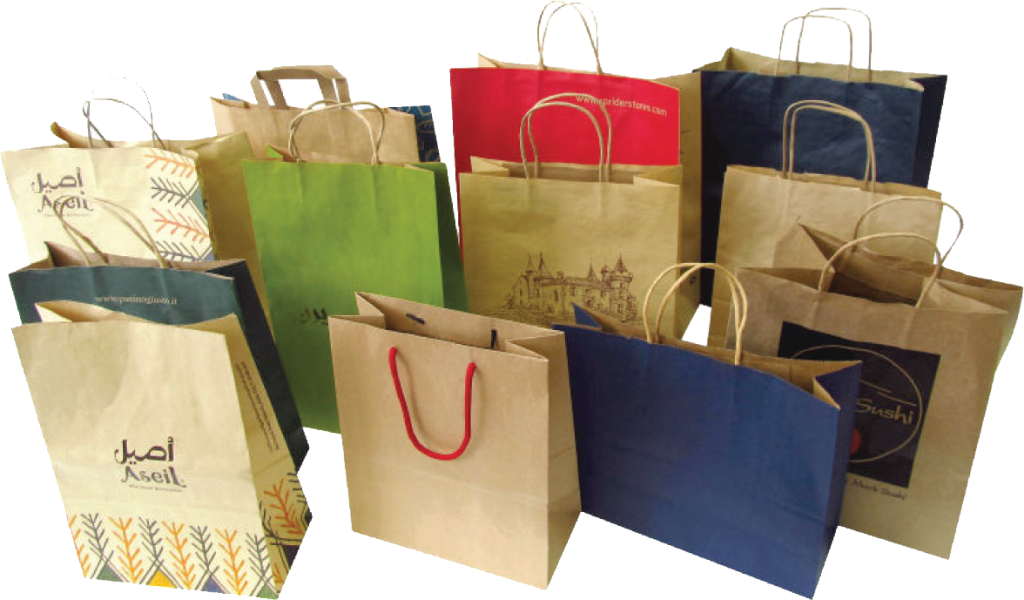 Image Result For Paper Bag Printing - Printing Of Paper Bags (1024x600), Png Download