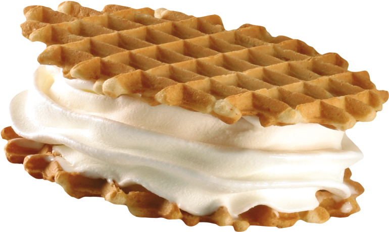 Ice Cream Waffle Png Image Background - Photography (1000x1000), Png Download
