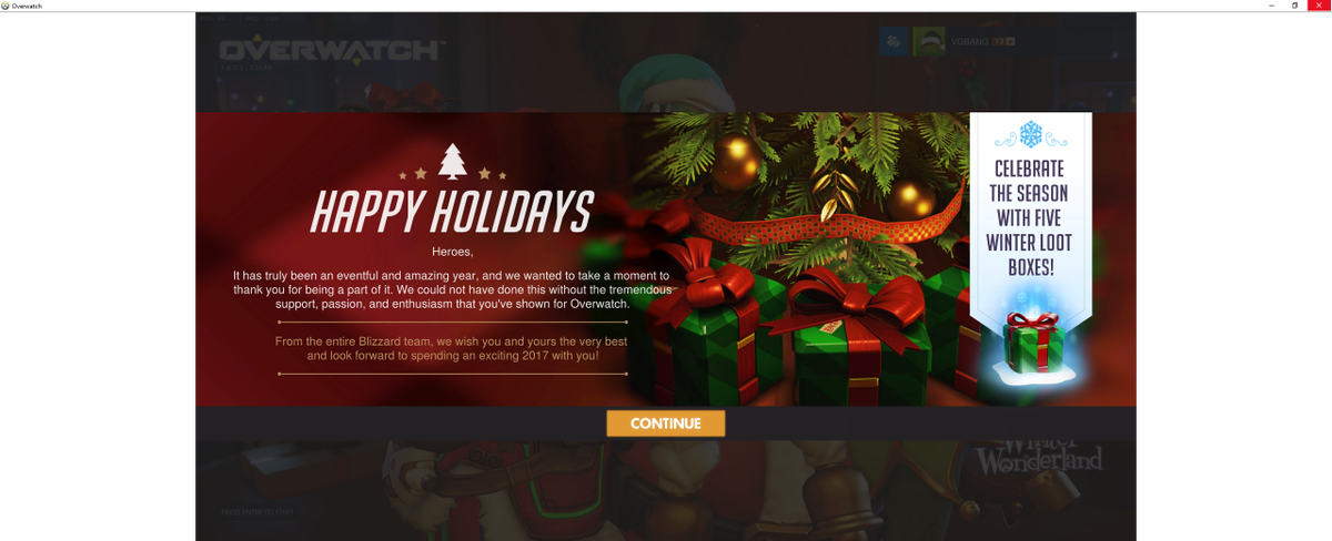 The @playoverwatch Team Is Treating Players To 5 Free - Overwatch 5 Free Loot Boxes (1200x488), Png Download