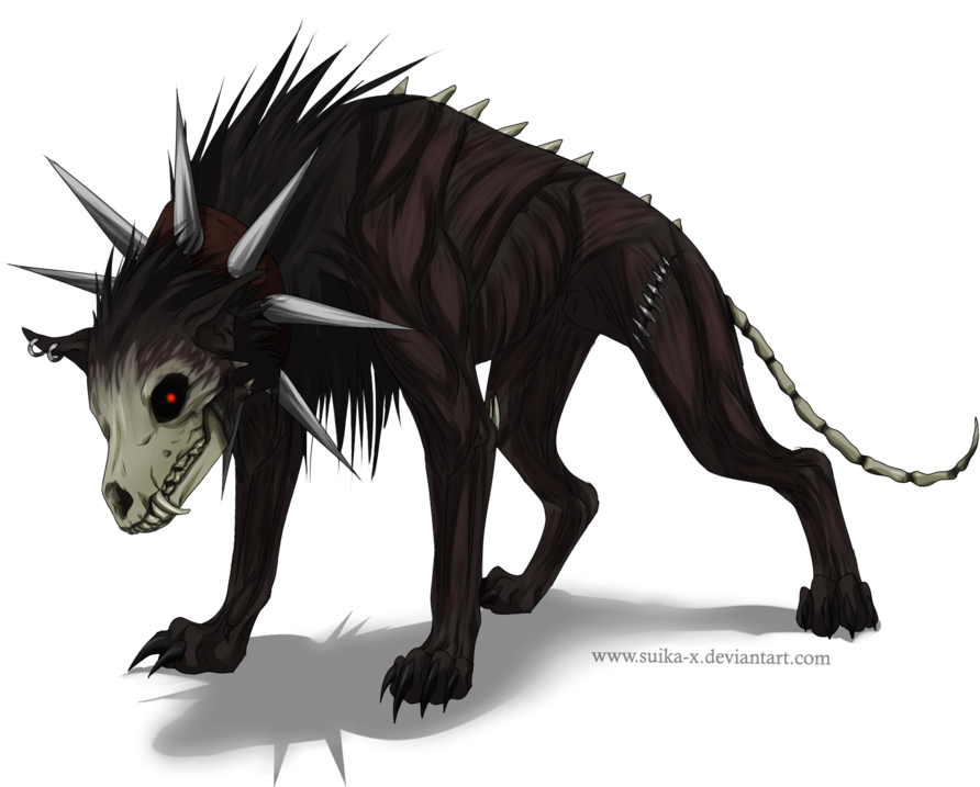 Hell Hound By Suika X-d5slq53 - Hell Hound (1024x716), Png Download