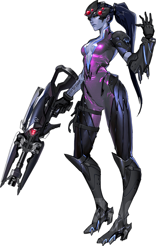 Overwatch Widowmaker Render (597x940), Png Download