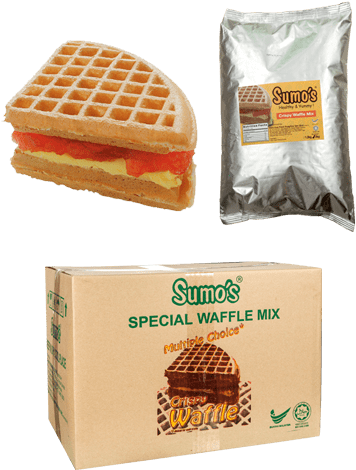 Waffle Cake Ingredients - Waffle Flour Supplier Malaysia (374x500), Png Download