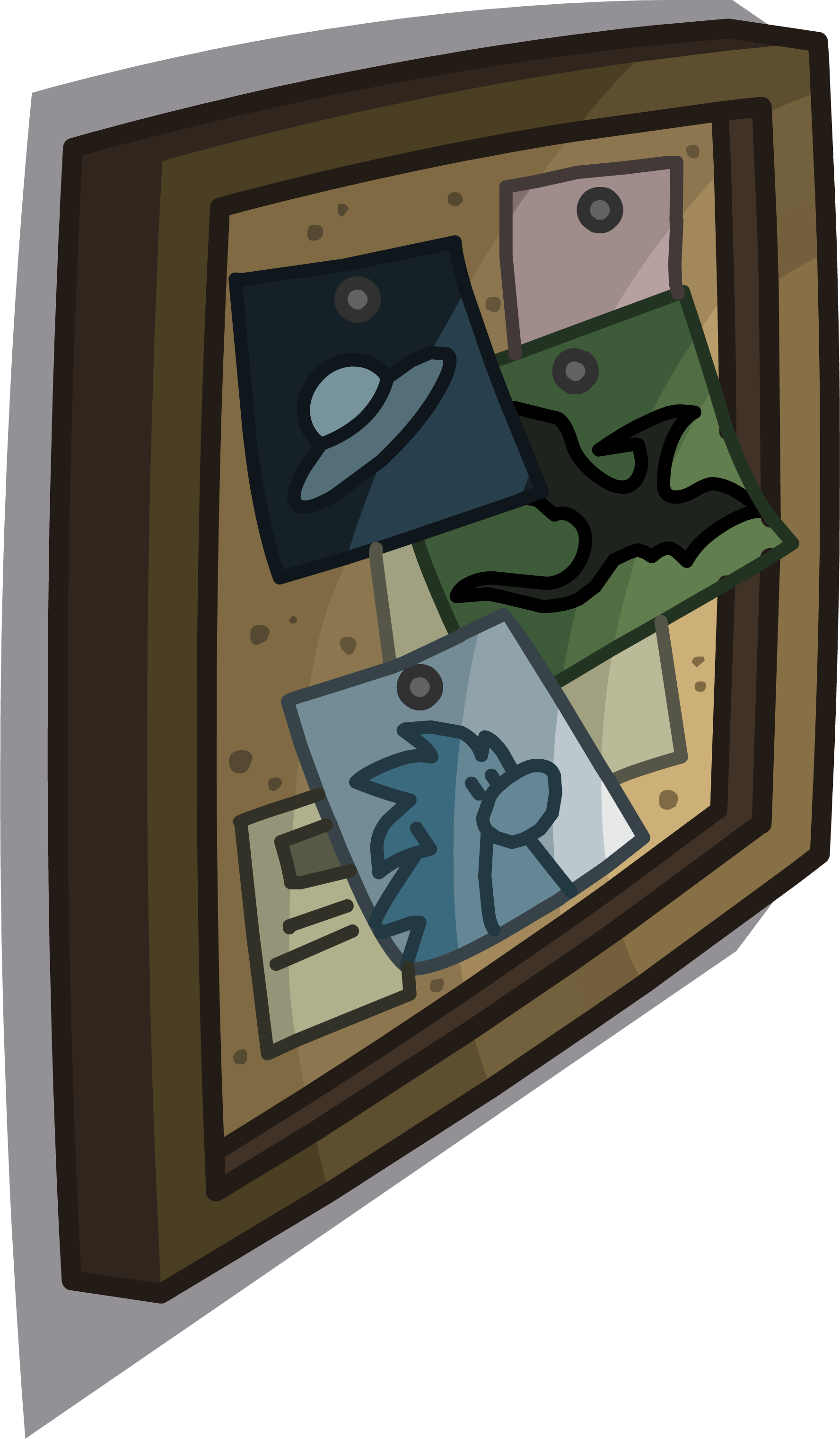 Lodge Attic Bulletin Board 1 - Portable Network Graphics (1776x3040), Png Download