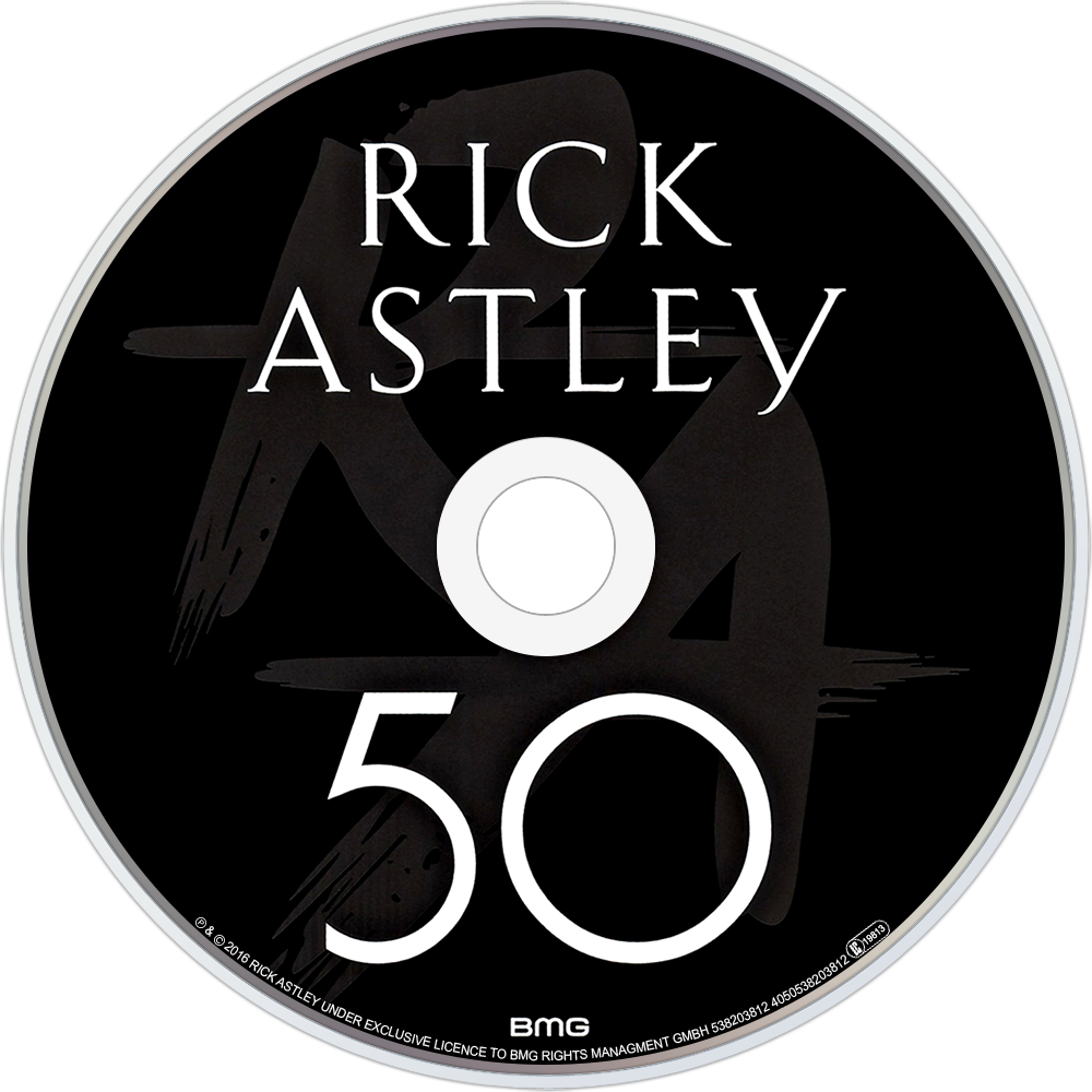 Rick Astley 50 Cd Disc Image - Rick Astley Town Hall (1000x1000), Png Download