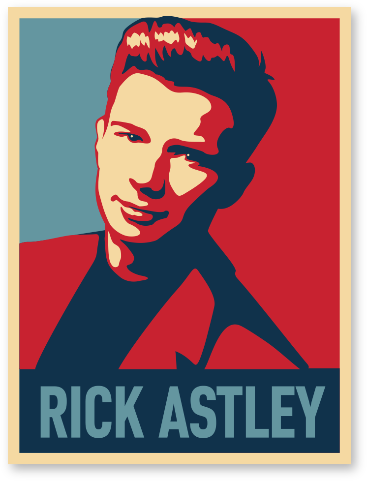 Aquella Noche Que Pasamos Con Rick Astley - Rick Astley (746x978), Png Download