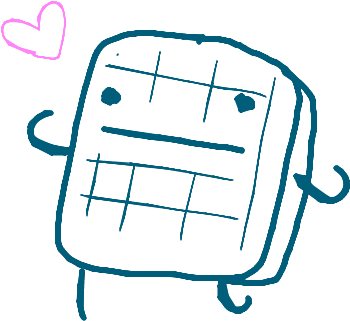 Waffle's Cubing Thingy - Drawing Of A Waffle (450x340), Png Download