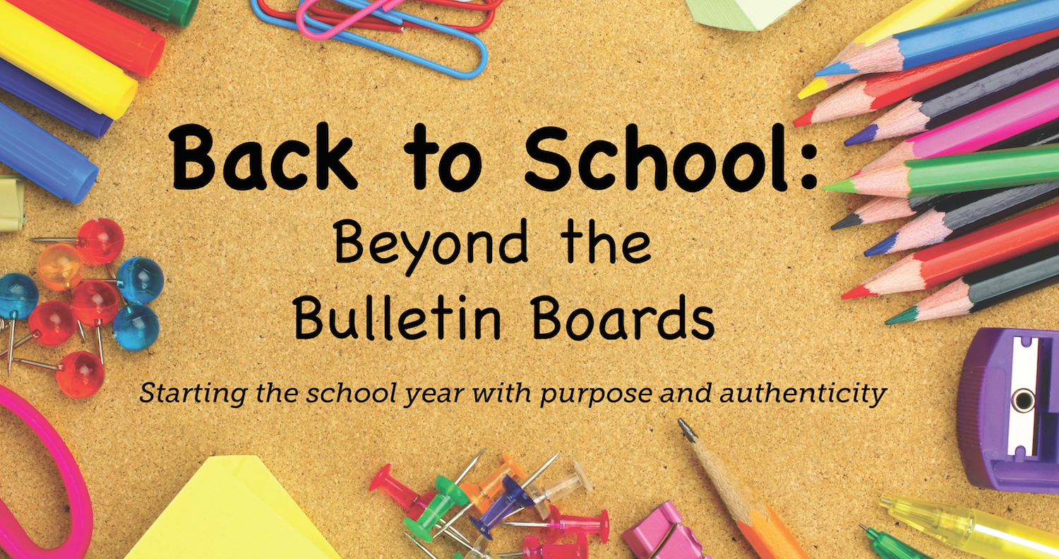 Back To School - Bulletin Board Back To School (1500x792), Png Download