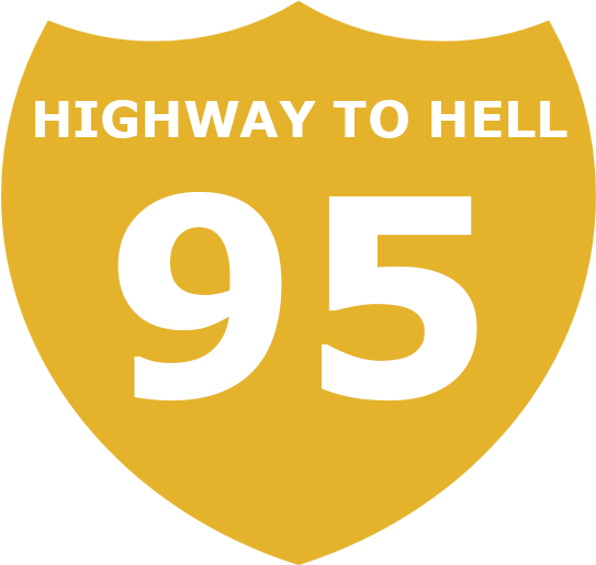 It Is A “highway To Hell,” In The Words Of Masslive - Circle (550x522), Png Download