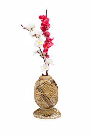 Handmade Cane Flower Vase - Flower Vase (300x450), Png Download
