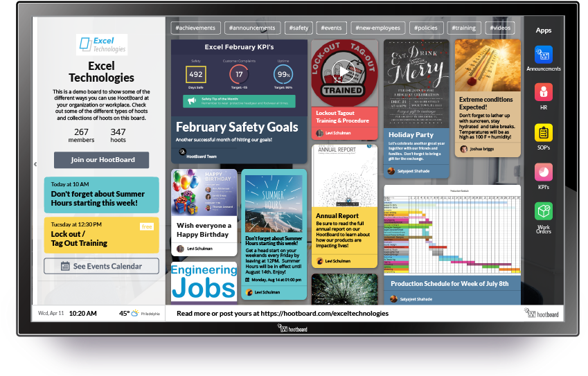 The Kiosk Platform That Delivers - Hootboard, Llc (906x588), Png Download
