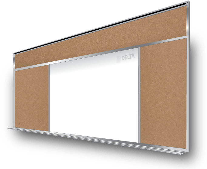 Tableau D'écriture Et D'affichage, Tableau Combiné - Plywood (685x575), Png Download