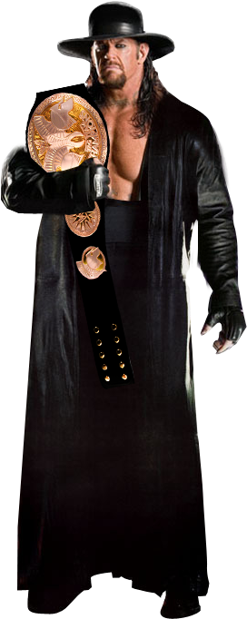 Accesorios De La Wwe Por Julian - Undertaker World Heavyweight Champion (371x782), Png Download