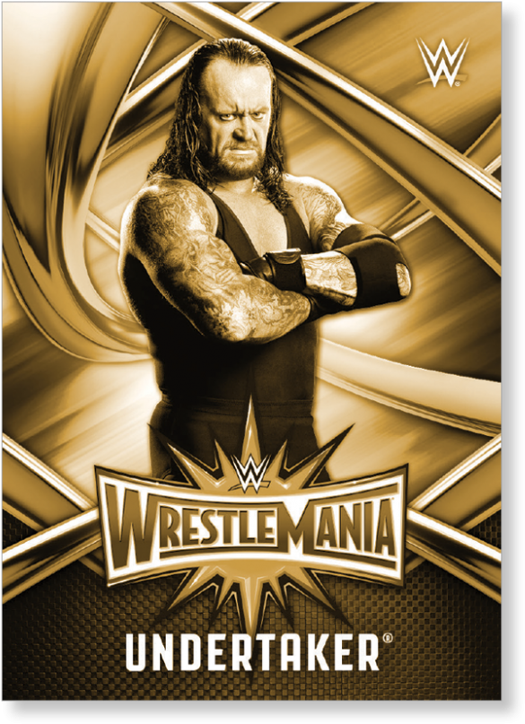Undertaker - 17 Topps Wwe Road To Wrestlemania Hanger Box, Bronze (1440x975), Png Download