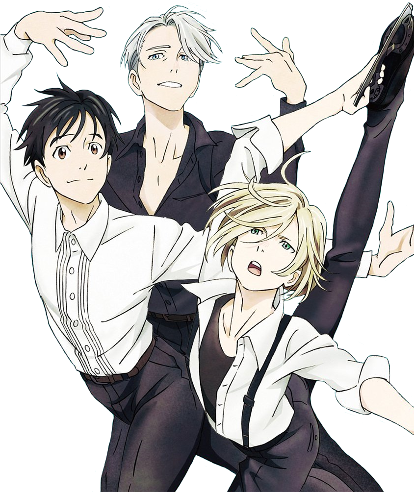 This Image Is Owned By Mappa, I Only Edited It And - Yuri On Ice Poster (843x1020), Png Download