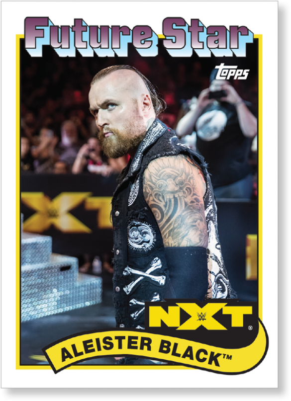 2018 Topps Wwe Heritage Aleister Black - Wwe (1440x975), Png Download