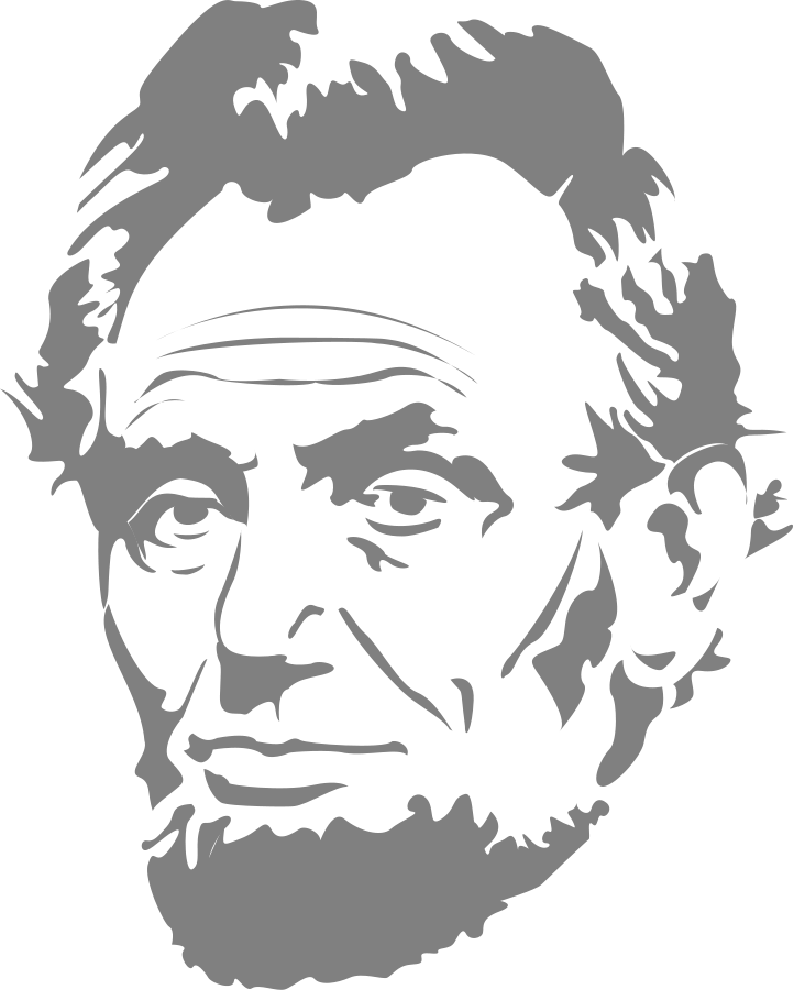 How To Set Use Abe Lincoln Clipart (722x900), Png Download