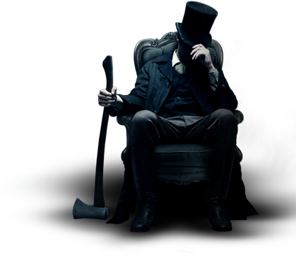 Abraham Lincoln Vampire Hunter Png (425x368), Png Download